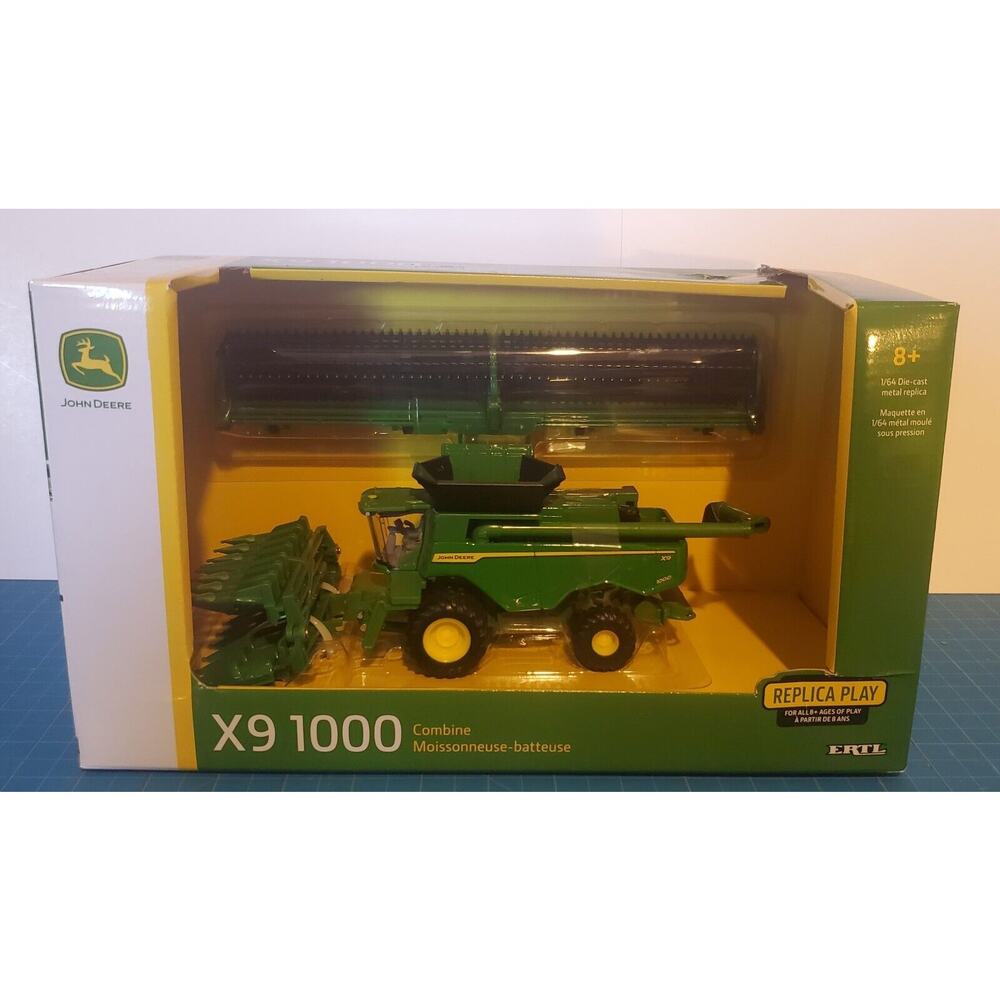 John Deere X9 1000 Ertl Combine 1 64 Scale